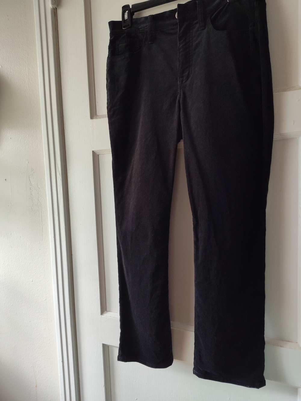 Classic Black Straight-Leg Pants